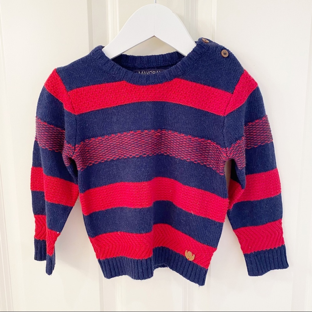 MAYORAL BOYS CREWNECK SWEATER.  SIZE 18m./ 85cm